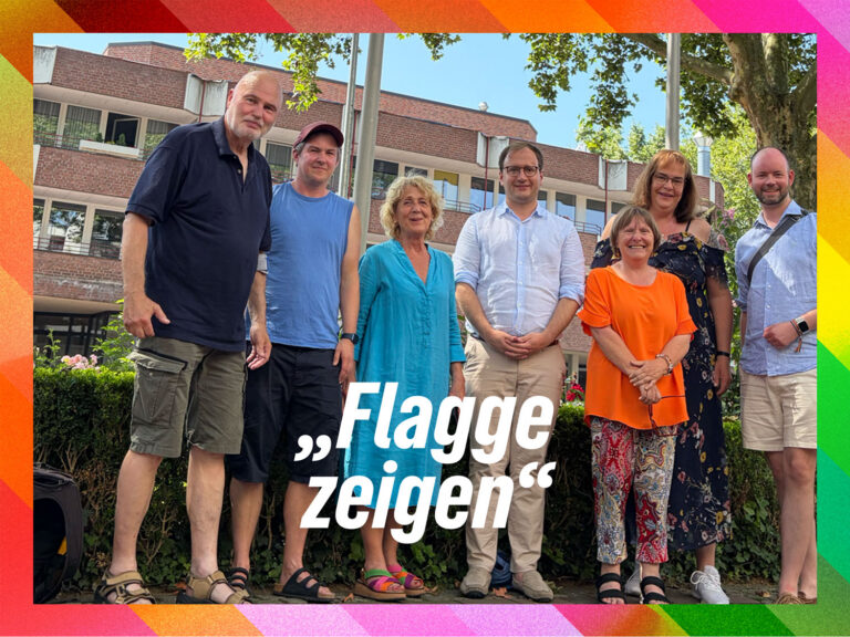 REGENBOGENFLAGGE ALS ZEICHEN DER VIELFALT UND TOLERANZ